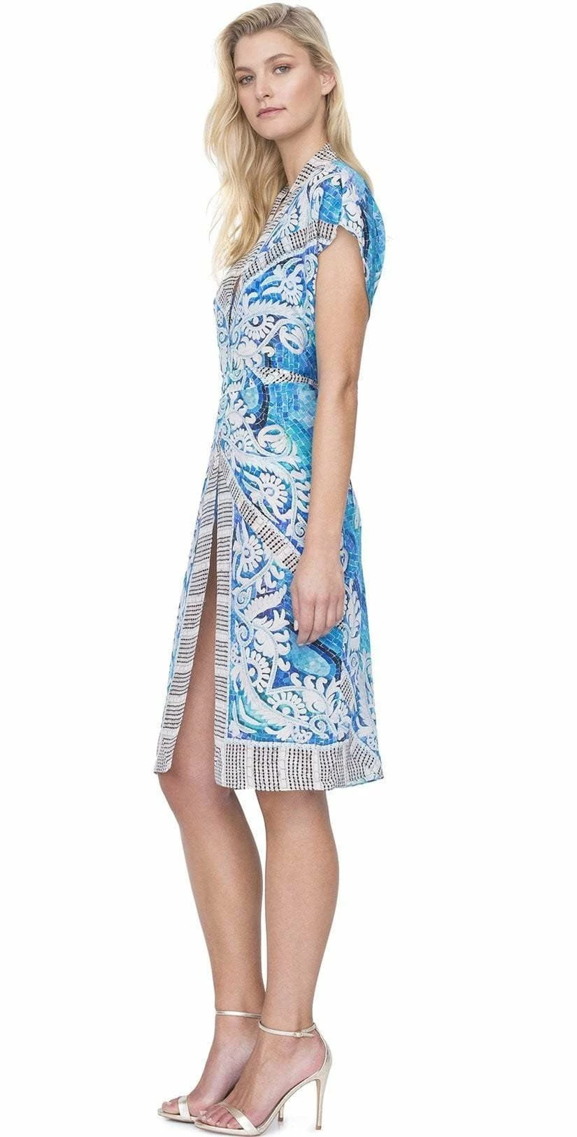 Gottex Felicity Kimono Cover-up With Sleeves 5 Gottex Felicity Kimono Cover-up With Sleeves – Bild 3