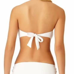 Anne Cole Live In Color Twist Bandeau Bikini Top 18 Anne Cole Live In Color Twist Bandeau Bikini Top -Sunflair Verkäufe 19MT10101 WHT 19MB36001 870