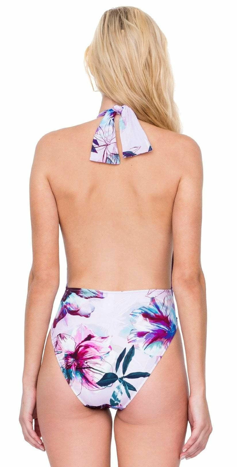 Gottex Primrose Deep Plunge High Neck One Piece Swimsuit 4 Gottex Primrose Deep Plunge High Neck One Piece Swimsuit – Bild 2