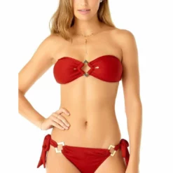 Anne Cole Studio Oh My Goddess Bandeau Bikini Top