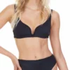 Tori Praver Chloe Plunge Bikini Top In Black -Sunflair Verkäufe 1S19SBSYSO BLK 4