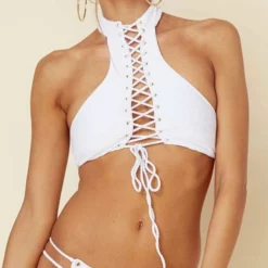 Blue Life Roped Up Skimpy Jacquard Bottom In White 390-9354-WHT -Sunflair Verkäufe 2018 full2017 05 03 PlanetBlue BL RESORT SWIM 1243 dd035a1f 193c 42ff 83d0 520791830a5d