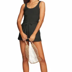 Vitamin A Thalia Organic Rib Romper