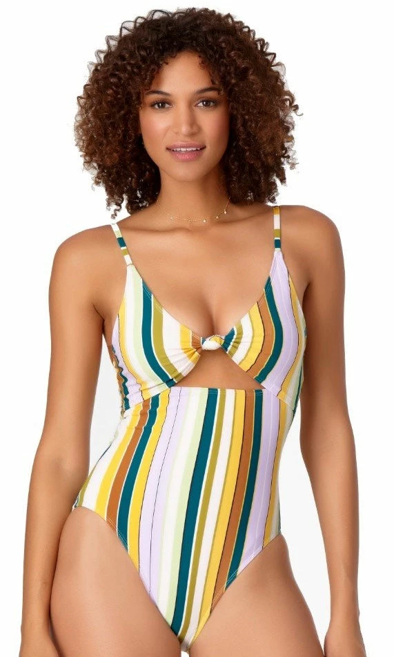 Anne Cole Studio Knotted Front One Piece Swimsuit 3 Anne Cole Studio Knotted Front One Piece Swimsuit