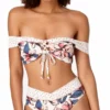 Anne Cole Studio Bondi Floral Off The Shoulder Bikini Top -Sunflair Verkäufe 20ST16208 20SB36908 MULTI 083 1