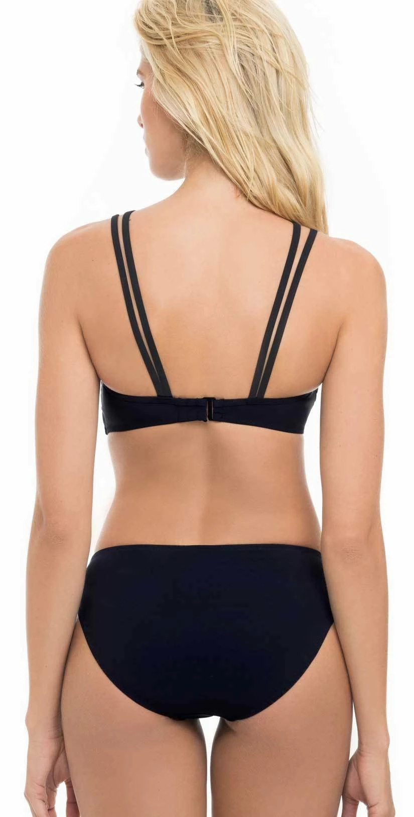 Profile By Gottex Tutti Frutti Classic Bikini Bottom In Black-1P90-001 3 Profile By Gottex Tutti Frutti Classic Bikini Bottom In Black-1P90-001