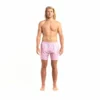 Bermies Mens Swim Trunk In Flamingo 3.0