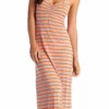 Vitamin A Erica Heather Stripe Maxi Dress In Clementine -Sunflair Verkäufe 33DHCT 2567