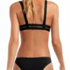 Vitamin A EcoLux Neutra Hipster Bikini Bottom In Black -Sunflair Verkäufe 40T ECB 42B ECB BACK 0632 B1