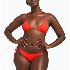 Vitamin A Gia Triangle Top In Poppy Ecolux