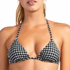 Vitamin A Gia Reversible Triangle Bikini Top In Vichy Black 8 Vitamin A Gia Reversible Triangle Bikini Top In Vichy Black -Sunflair Verkäufe 47TR VIB 904B VIB 0006 1 T2