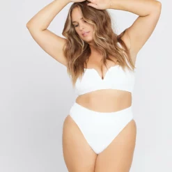 Ribbed Frenchi Bikini Bottom 15 Ribbed Frenchi Bikini Bottom -Sunflair Verkäufe 5795725 LEELEE FRENCHI WHT A 4 Copy