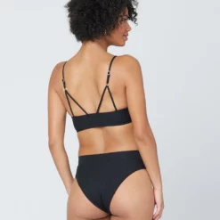 Pointelle Rib Siren Bikini Top 22 Pointelle Rib Siren Bikini Top -Sunflair Verkäufe 5900287 PTSNT21 BLK PTCUB21 BLK BACK