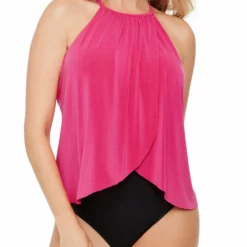 Magicsuit Aubrey One Piece Swimsuit In Rose Pink 9 Magicsuit Aubrey One Piece Swimsuit In Rose Pink -Sunflair Verkäufe 6008020 SOLIDS AUBREY ROS F 2