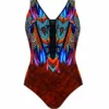 Sunflair Brown Feather One Piece -Sunflair Verkäufe 72025 2
