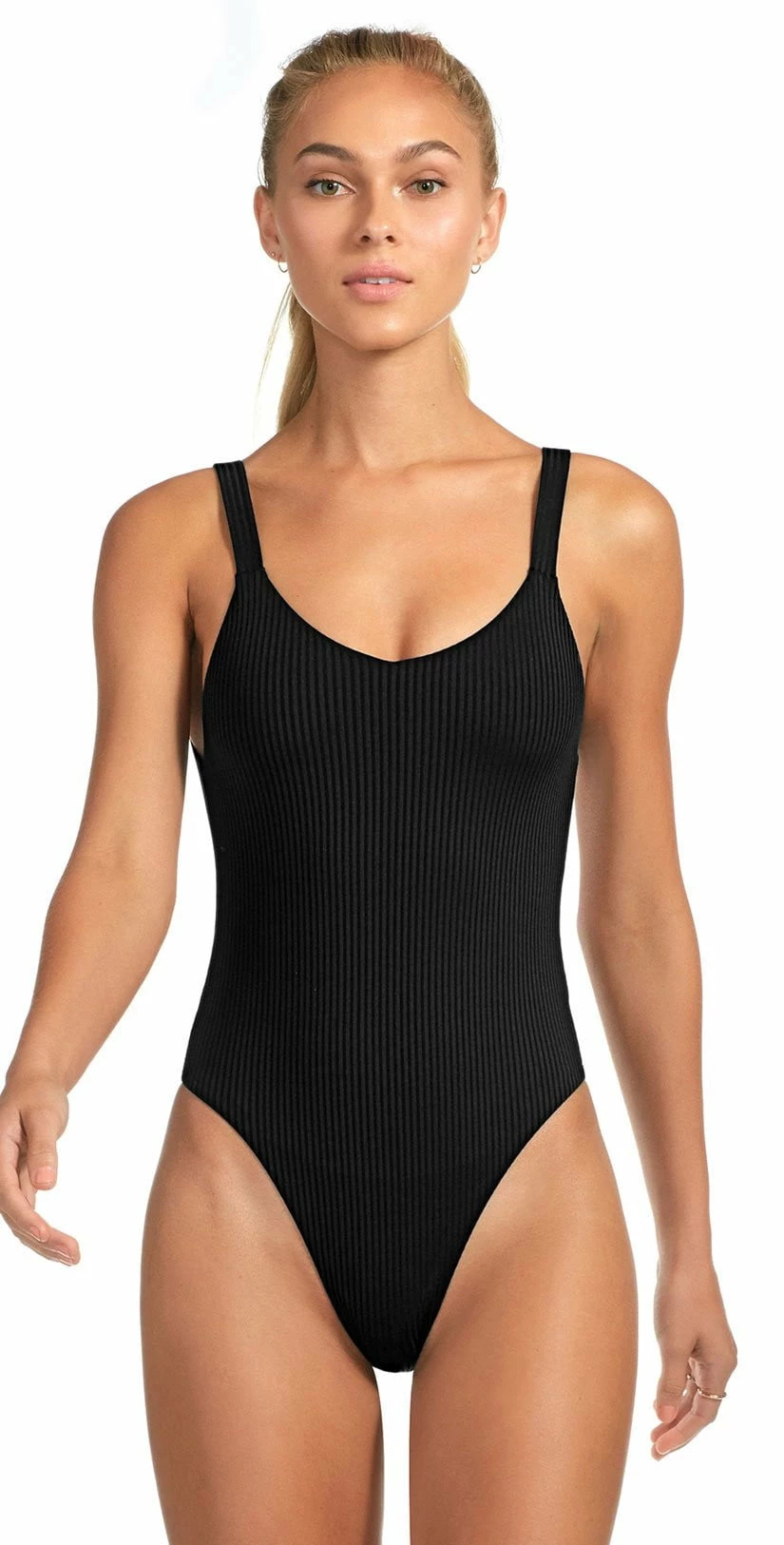 Vitamin A EcoRib Leah One Piece Swimsuit In Black 3 Vitamin A EcoRib Leah One Piece Swimsuit In Black
