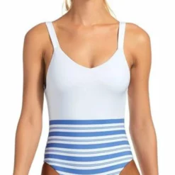 Vitamin A Leah One Piece Swimsuit In Regatta Stripe