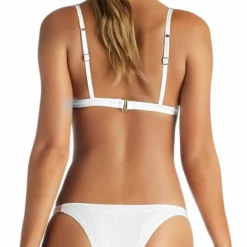 Vitamin A EcoRib Carmen Bikini Bottom In White