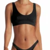Vitamin A EcoRib Sienna Bikini Top In Black