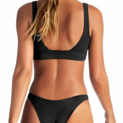 Vitamin A EcoRib California High-Leg Bottom In Black