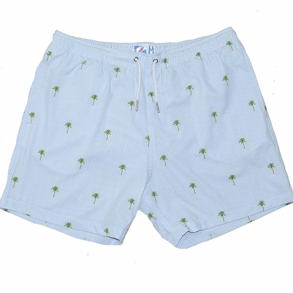 Bermies Mens Swim Trunk In Palm Stripes 6 Bermies Mens Swim Trunk In Palm Stripes – Bild 4