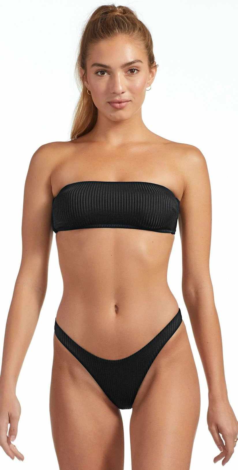 Vitamin A EcoRib Mila Bikini Top In Black 5 Vitamin A EcoRib Mila Bikini Top In Black – Bild 3