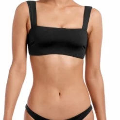 Vitamin A EcoLux Venus Bikini Top In Black