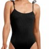 Vitamin A EcoRib Valentina One Piece Swimsuit In Black -Sunflair Verkäufe 923Mfront