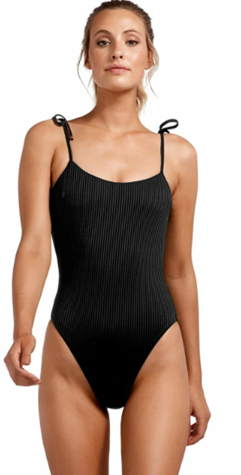 Vitamin A EcoRib Valentina One Piece Swimsuit In Black 3 Vitamin A EcoRib Valentina One Piece Swimsuit In Black