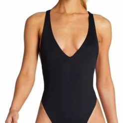 Vitamin A EcoLux Alana Full Coverage One Piece Swimsuit In Black