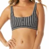 Raisins Del Mar Stripe Bella Bikini Top