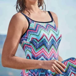 Anita Care Chevron Tie Dye Mastectomy One Piece 6232-009