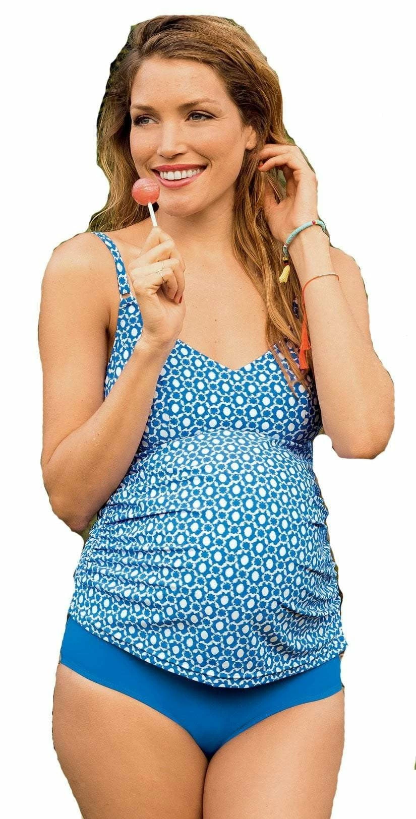 Anita Lelepa Maternity Tankini Set In Cornflower Blue 9676-319 4 Anita Lelepa Maternity Tankini Set In Cornflower Blue 9676-319 – Bild 2
