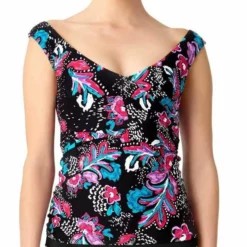 Anne Cole Off The Shoulder Wrap Tankini Top 7 Anne Cole Off The Shoulder Wrap Tankini Top -Sunflair Verkäufe Anne Cole 18MT22356 18MB36001 F