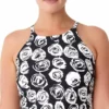 Anne Cole Plus Coming Up High Neck Tankini Top 1 Anne Cole Plus Coming Up High Neck Tankini Top -Sunflair Verkäufe Anne Cole Coming up floral tankini top 18PT20654 18PB36010BLK F