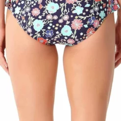 Anne Cole Lazy Daisy Side Flounce Bikini Bottom 9 Anne Cole Lazy Daisy Side Flounce Bikini Bottom -Sunflair Verkäufe Anne Cole Lazy Daisy bottom back18MB31160 NAVY B