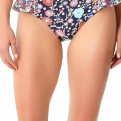Anne Cole Lazy Daisy Side Flounce Bikini Bottom 10 Anne Cole Lazy Daisy Side Flounce Bikini Bottom -Sunflair Verkäufe Anne Cole lazy daisy bottom 18MB31160 NAVY F