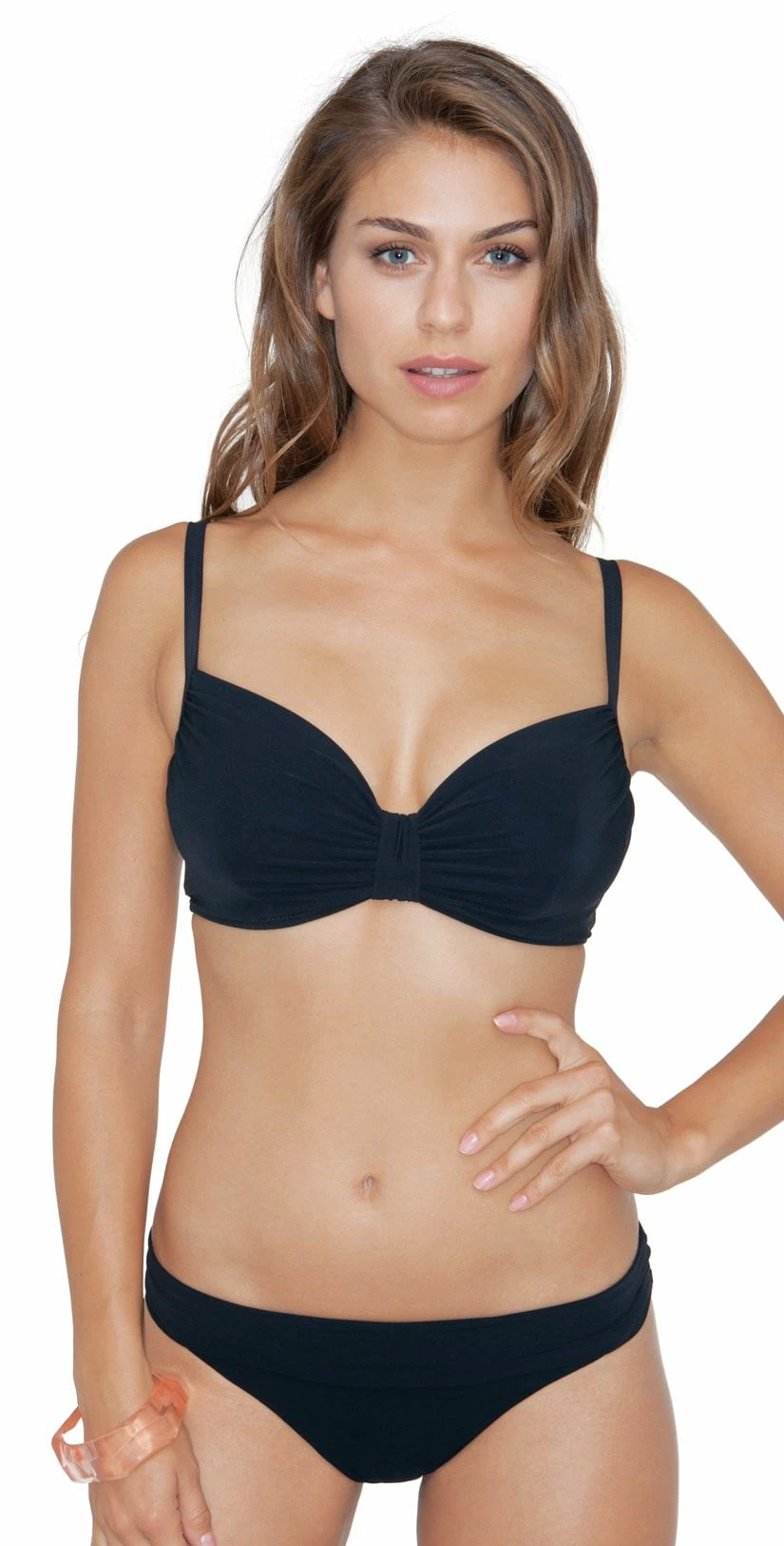 Profile By Gottex Tutti-Fruti Black Fold Over Full Bottom 1P95-001 4 Profile By Gottex Tutti-Fruti Black Fold Over Full Bottom 1P95-001 – Bild 2