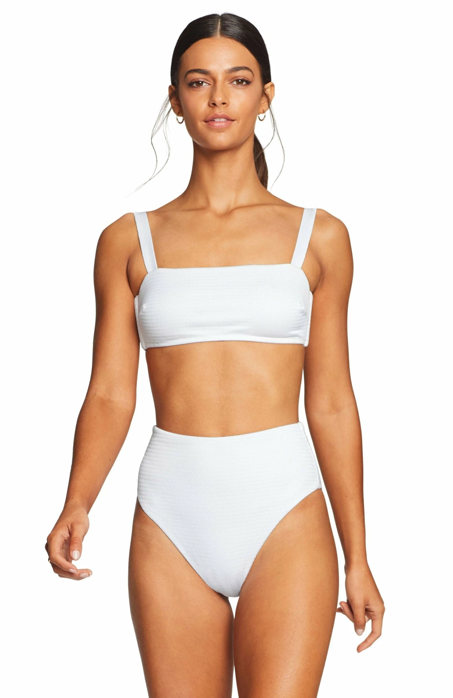Vitamin A Nico Bikini Top In White EcoTex 3 Vitamin A Nico Bikini Top In White EcoTex