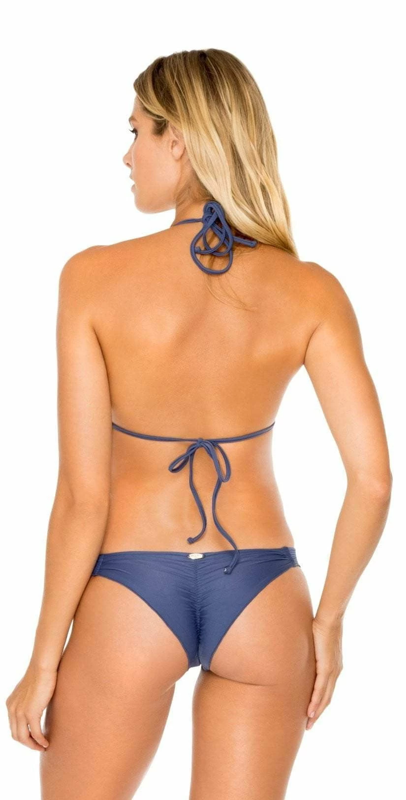 Luli Fama Cosita Buena Strappy Brazilian Bikini Bottom In Blue 3 Luli Fama Cosita Buena Strappy Brazilian Bikini Bottom In Blue