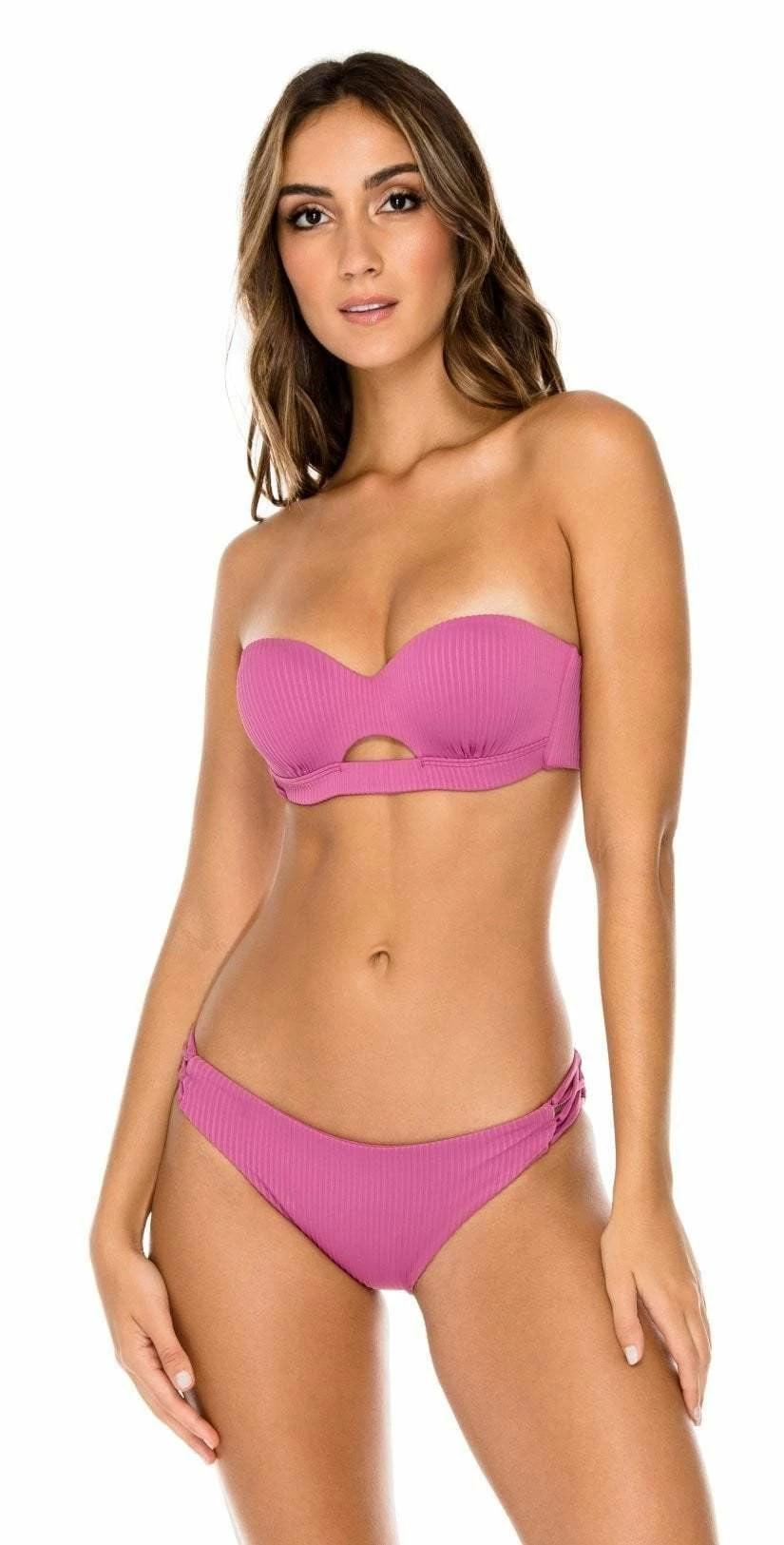 Luli Fama Orillas Del Mar Underwire Bandeau Bikini Top In Purple 5 Luli Fama Orillas Del Mar Underwire Bandeau Bikini Top In Purple – Bild 3