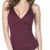 La Blanca Island Goddess Surplice One-Piece In Mahogany LB8LA16-MHG -Sunflair Verkäufe LB8LA16 MHG A