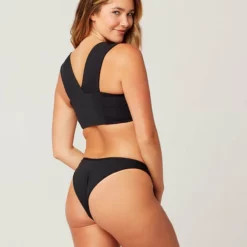 L Space Whiplash Bottom In Black