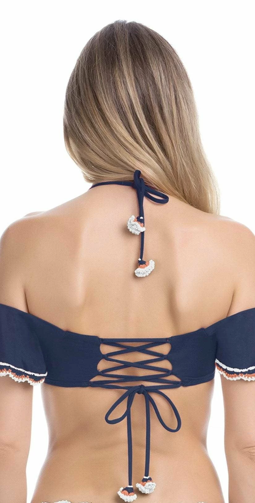 Becca Medina Cold Shoulder Bikini Top In Indigo 943687-IND 4 Becca Medina Cold Shoulder Bikini Top In Indigo 943687-IND – Bild 2