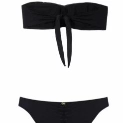 PilyQ Midnight Gold Isla Bandeau Bikini Top 9 PilyQ Midnight Gold Isla Bandeau Bikini Top -Sunflair Verkäufe MID 156B MID 211F BACK