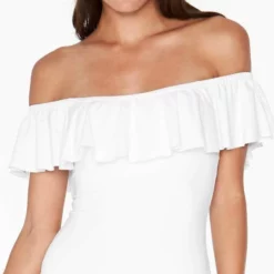 L Space Kimora One Piece In White MTKMM18-WHT