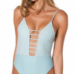 Montce Crochet Caged One Piece In Aqua Marine 7 Montce Crochet Caged One Piece In Aqua Marine -Sunflair Verkäufe Montce Aquamarine crochet cage one piece f5a29c46 b193 4a8c 99d6 d253a2a4e376
