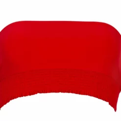 PilyQ Red Coral Smocked Bandeau Bikini Top 7 PilyQ Red Coral Smocked Bandeau Bikini Top -Sunflair Verkäufe R20 FLAT REC 362B 1