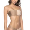 PilyQ Sandstone Two Tone Bandeau Top 2 PilyQ Sandstone Two Tone Bandeau Top -Sunflair Verkäufe R20 STUDIO 53 SND 324B SND 250