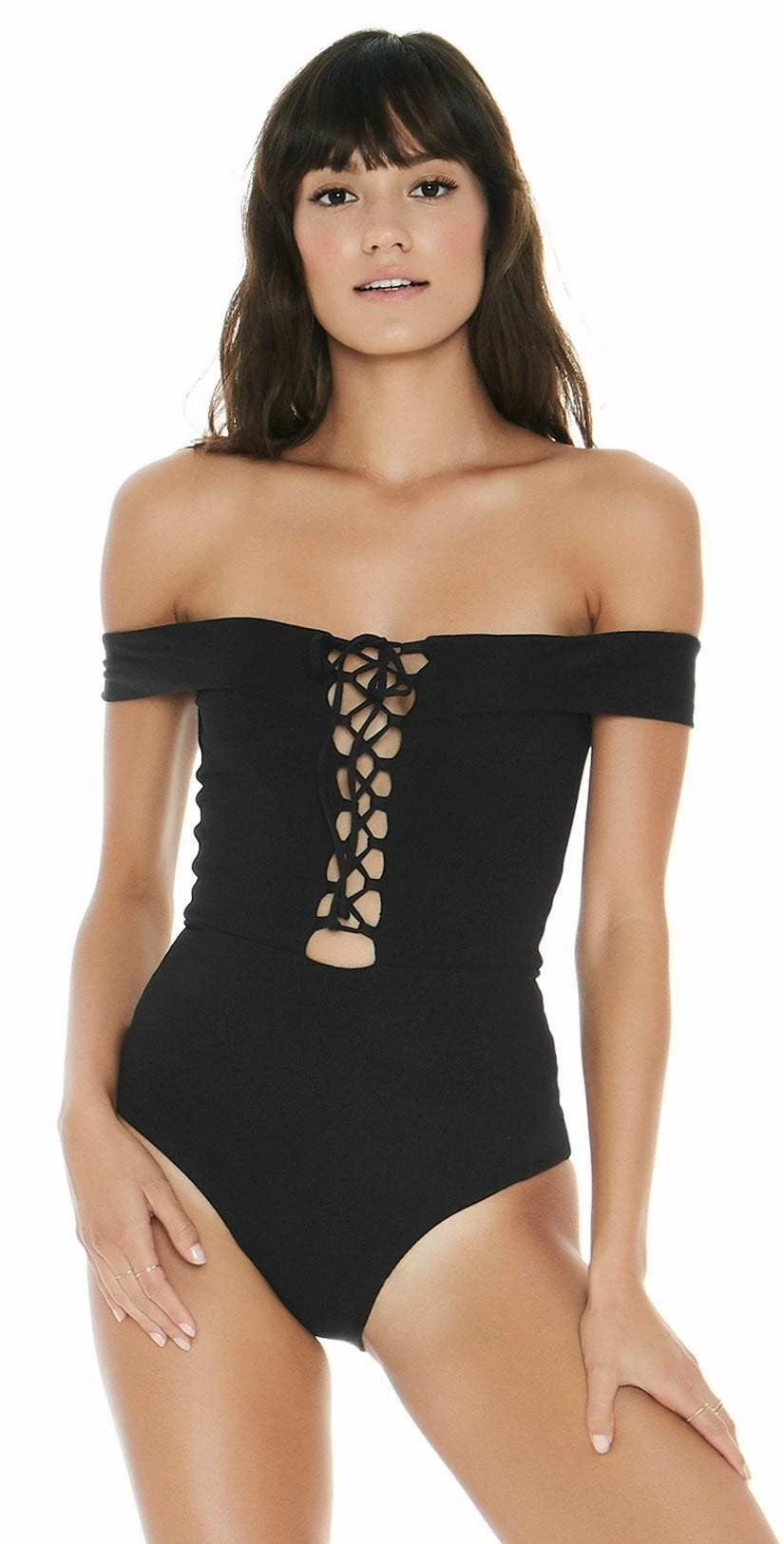 L Space Anja One Piece In Black RHAJMC18-BLK 3 L Space Anja One Piece In Black RHAJMC18-BLK